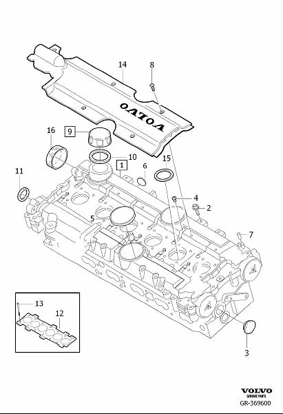 1985 Volvo 260 Engine Expansion Plug. CAP PLUG - 946779 | DARCARS Volvo